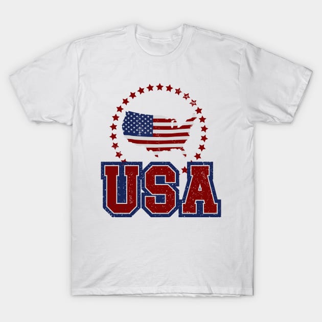 USA pride T-Shirt by Sharkshock